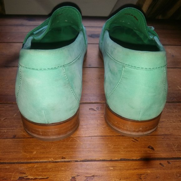 New Cole Haan Green Loafers 7B (Narrow Fit) - Picture 4 of 7